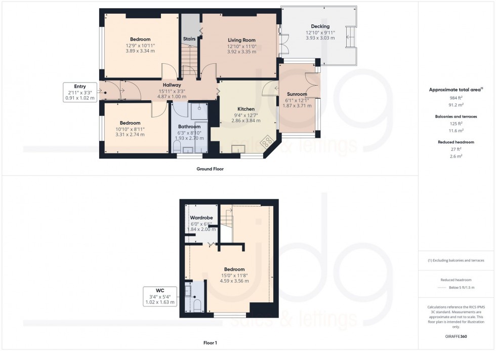 Floorplan for Norwood Drive, Morecambe, LA4