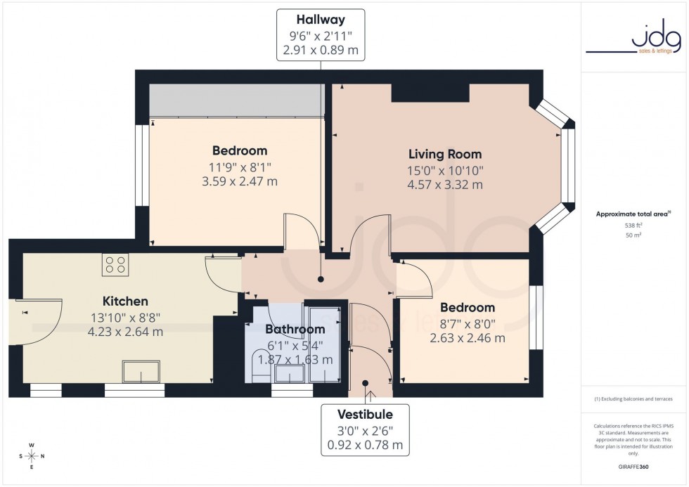 Floorplan for Kenwood Avenue, Morecambe, LA4