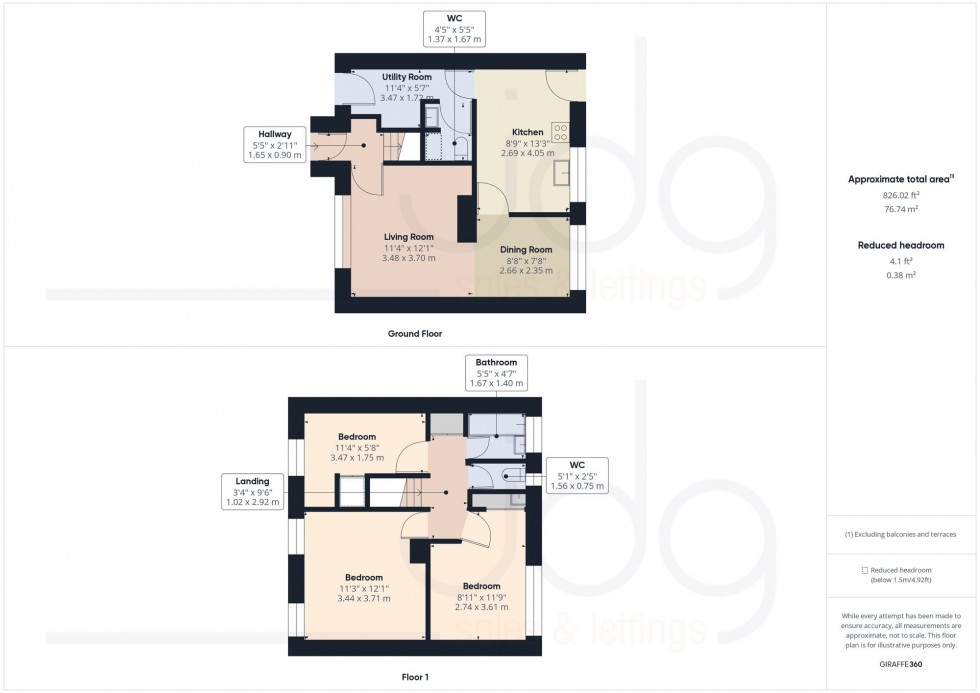 Floorplan for Ambleside Road, Lancaster, LA1