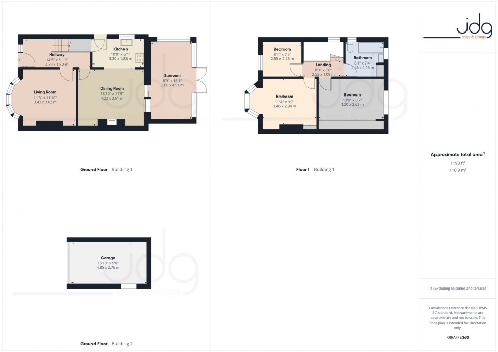 Floorplan for Scott Avenue, Morecambe, LA4