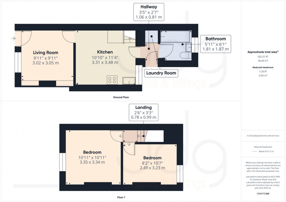 Floorplan for Westham Street, Lancaster, LA1