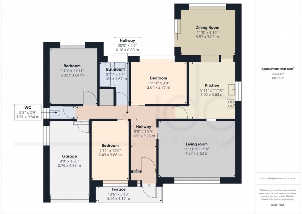 Floorplan for Pinewood Avenue, Bolton Le Sands, LA5