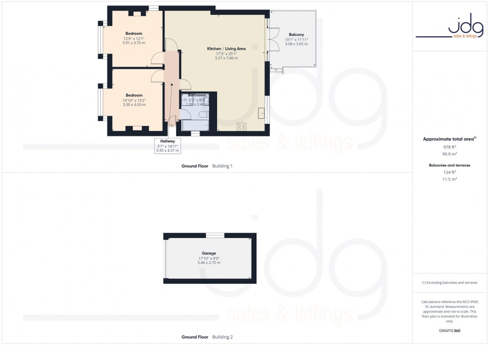 Floorplan for Burton Avenue, Lancaster, LA1