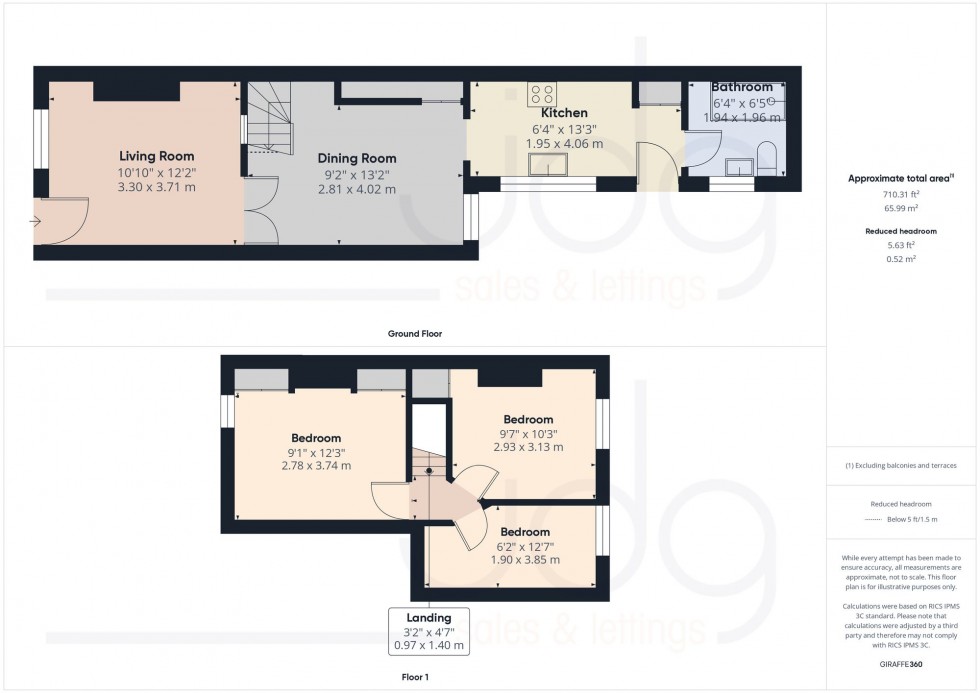Floorplan for Gerrard Street, Lancaster, LA1
