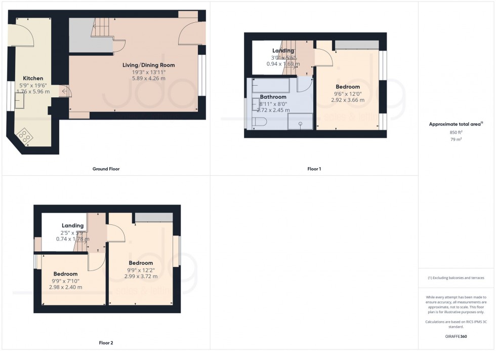 Floorplan for Green Lane, Lancaster, LA1