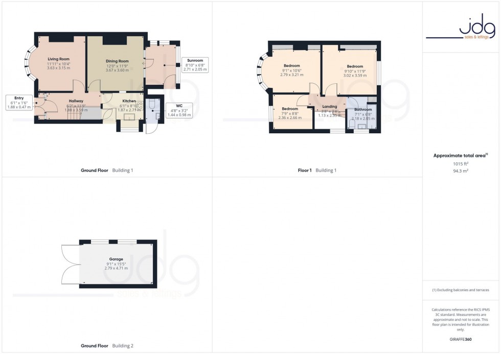 Floorplan for Needham Avenue, Morecambe, LA4