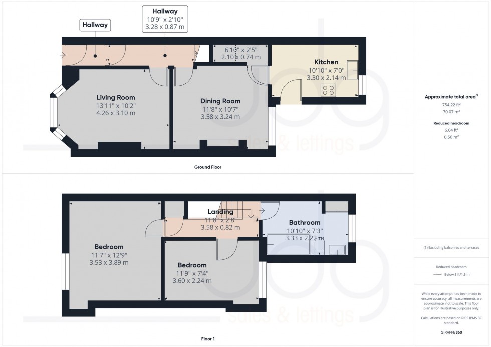 Floorplan for Willow Lane, Lancaster, LA1