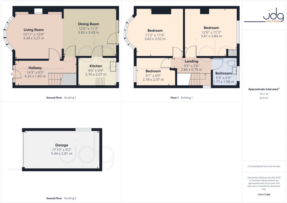 Floorplan for Ashton Drive, Lancaster, LA1