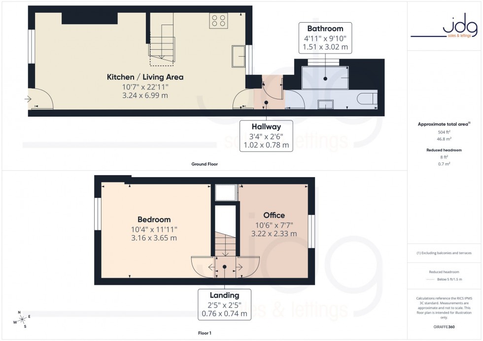 Floorplan for Elgin Street, Lancaster, LA1