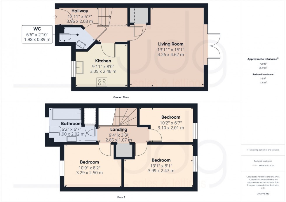 Floorplan for Fife Street, Lancaster, LA1