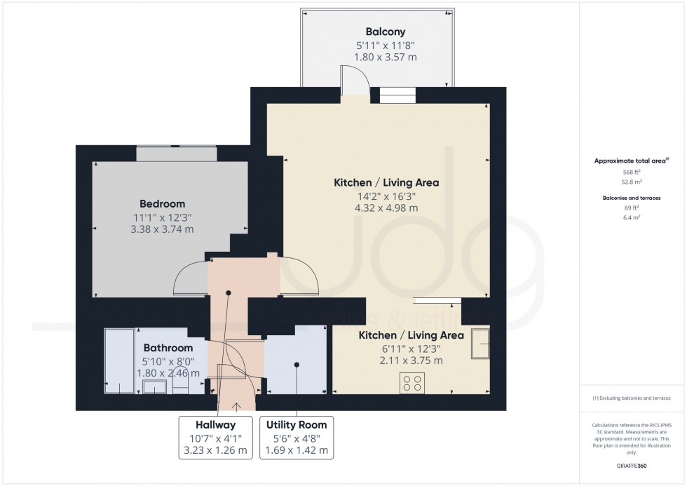 Floorplan for Kershaw Drive, The Residence Kershaw Drive, LA1