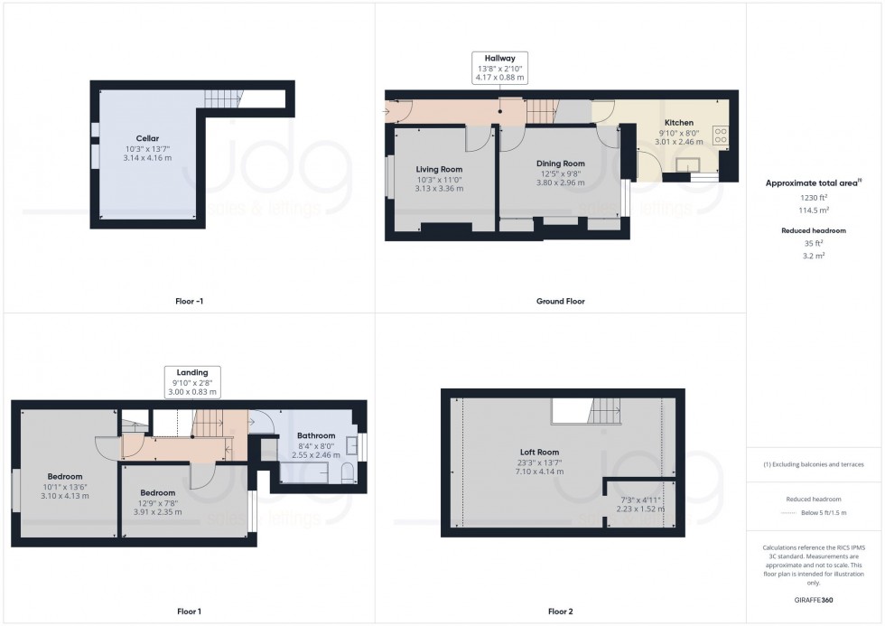 Floorplan for Denis Street, Lancaster, LA1