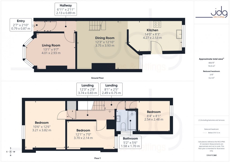 Floorplan for Wingate Saul Road, Lancaster, LA1
