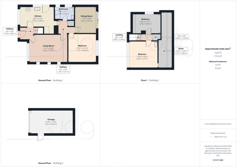 Floorplan for Dale Avenue, Slyne, LA2