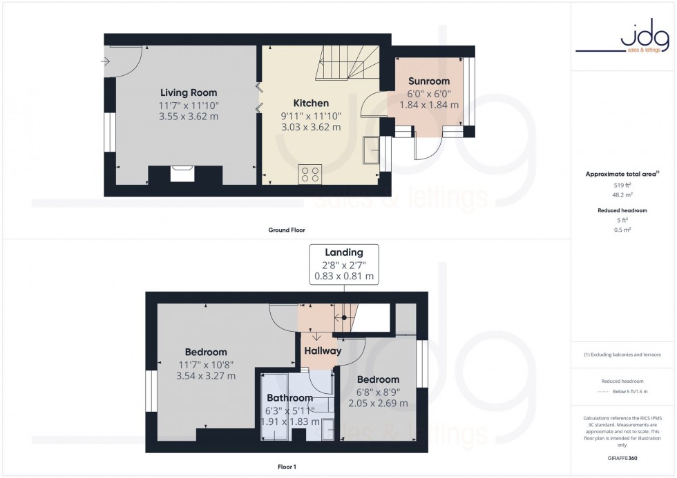 Floorplan for Emerson Street, Lancaster, LA1