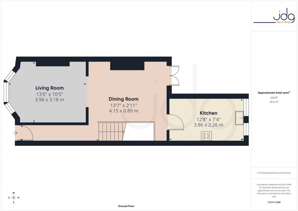 Floorplan for Wellington Road, Lancaster, LA1