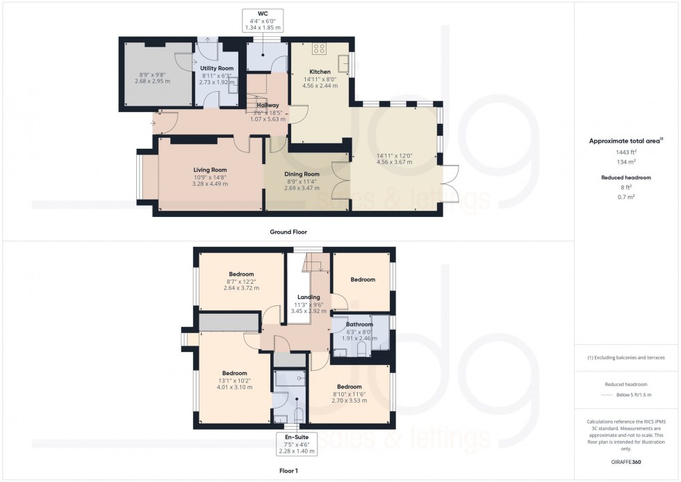 Floorplan for Calder Way, Morecambe, LA3