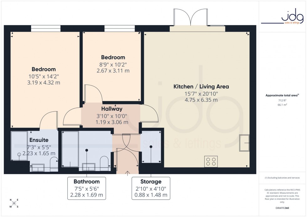 Floorplan for Guidem Park, Lancaster, LA1