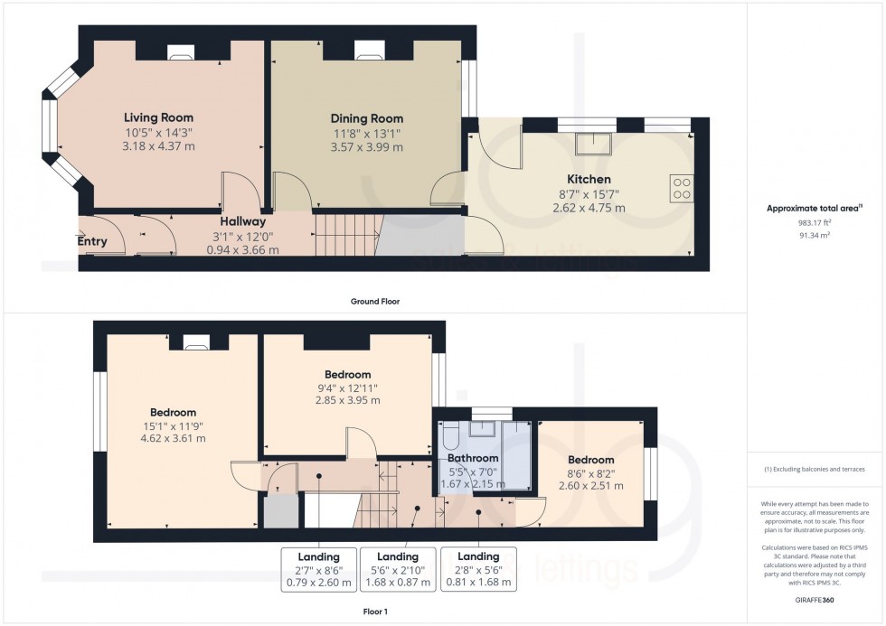 Floorplan for Coulston Road, Lancaster, LA1