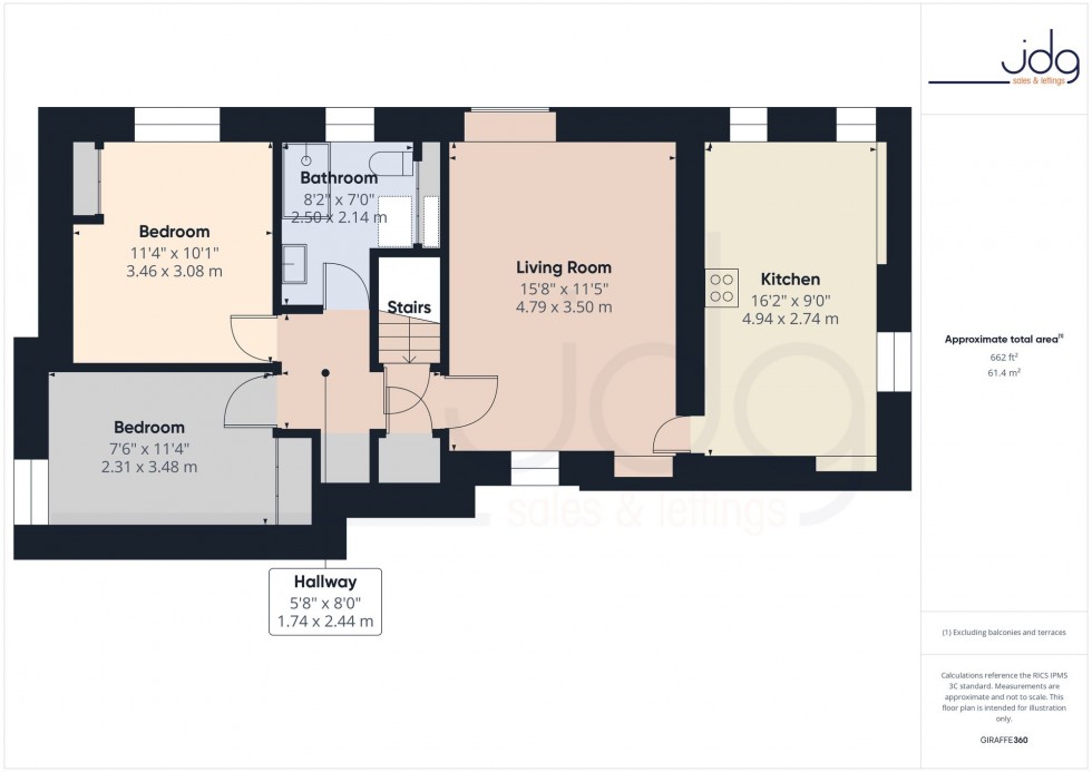 Floorplan for Hest Bank Lane, Hest Bank, LA2