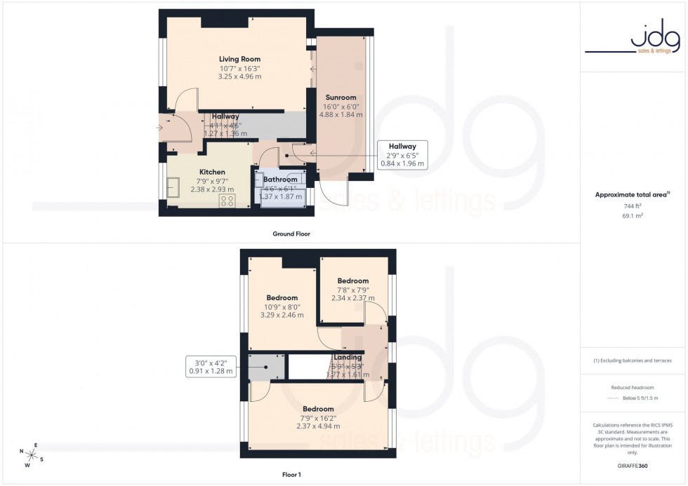 Floorplan for Richmond Avenue, Lancaster, LA1