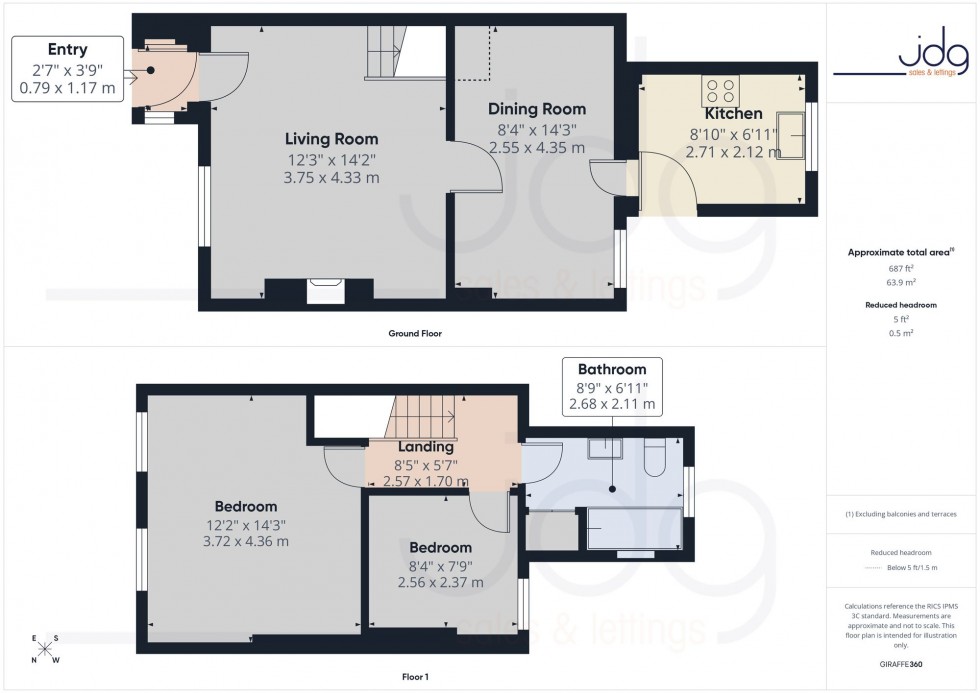 Floorplan for Brookfield Terrace, Bay Horse, LA2