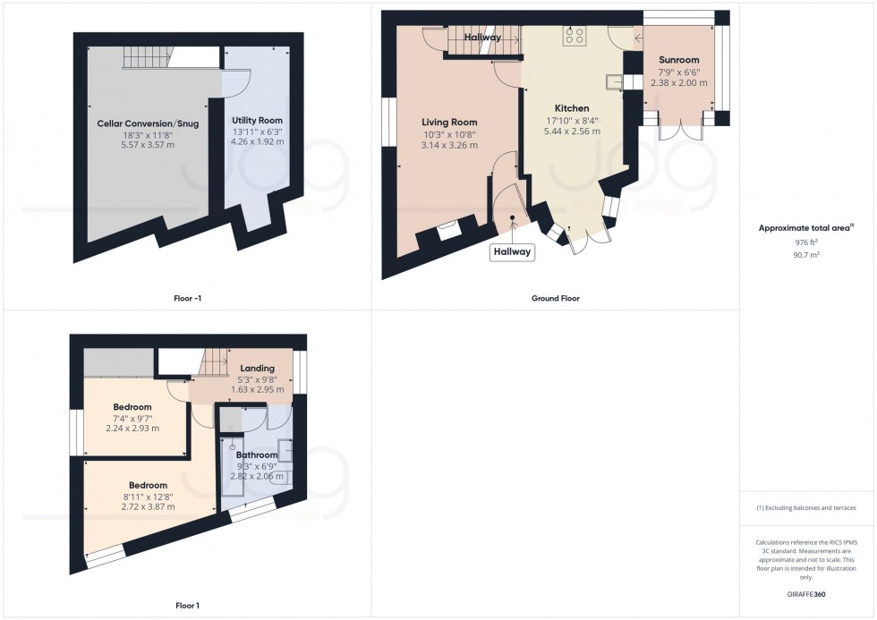 Floorplan for Parker Street, Lancaster, LA1