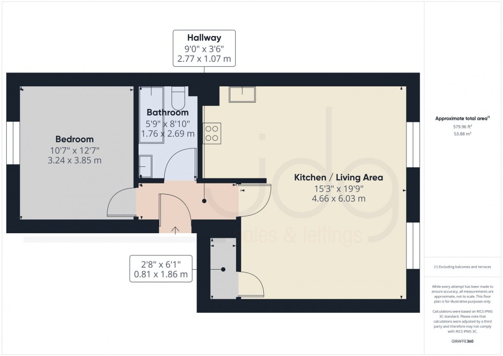 Floorplan for Back Morecambe Street, Morecambe, LA4