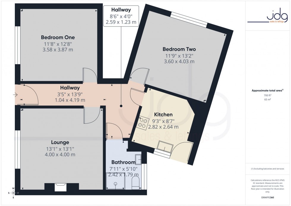 Floorplan for Lancaster Road, Morecambe, LA4