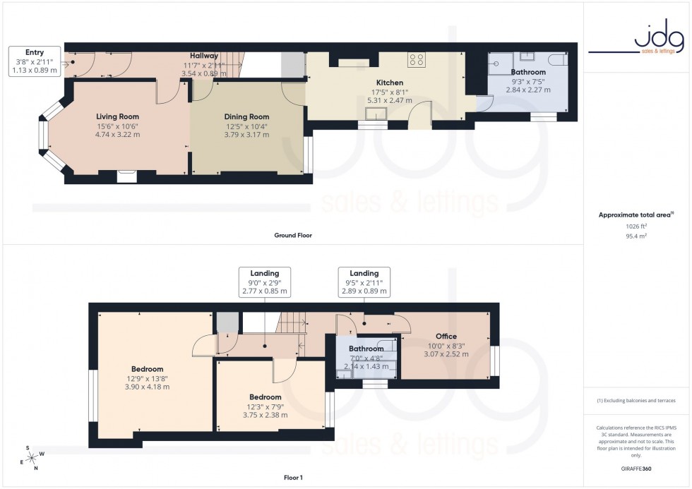 Floorplan for Halton Road, Lancaster, LA1