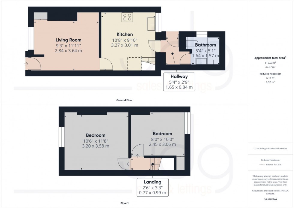 Floorplan for Westham Street, Lancaster, LA1