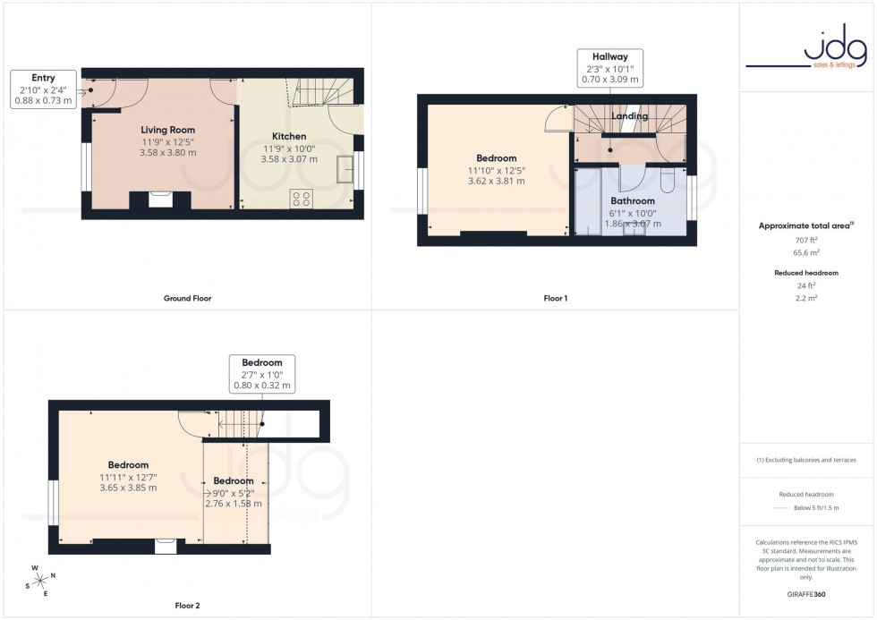 Floorplan for Vincent Street, Lancaster, LA1
