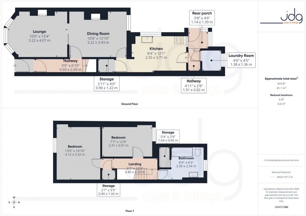 Floorplan for Kensington Road, Lancaster, LA1