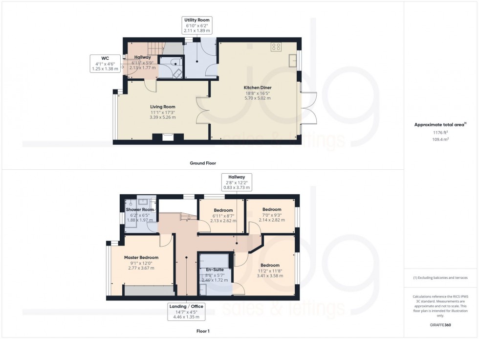 Floorplan for Fern Bank, Lancaster, LA1