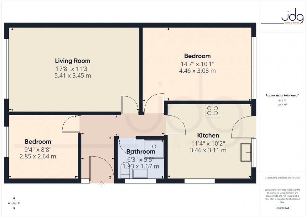Floorplan for Altham Road, Morecambe, LA4