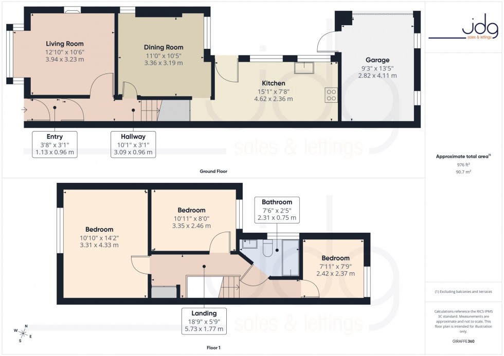 Floorplan for Wingate Saul Road, Lancaster, LA1