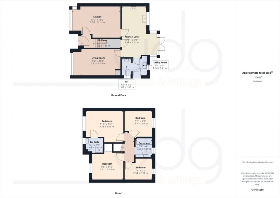Floorplan for Swallow Close, Bolton Le Sands, LA5