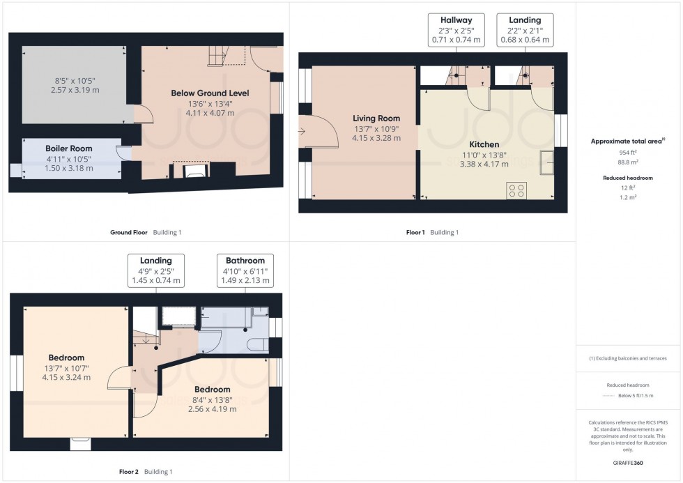 Floorplan for Salford Road, Galgate, LA2