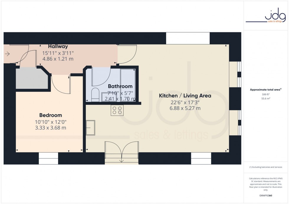 Floorplan for The Residence, Kershaw Drive, LA1