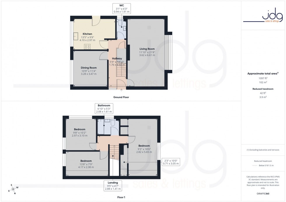 Floorplan for Knowe Hill Crescent, Lancaster, LA1