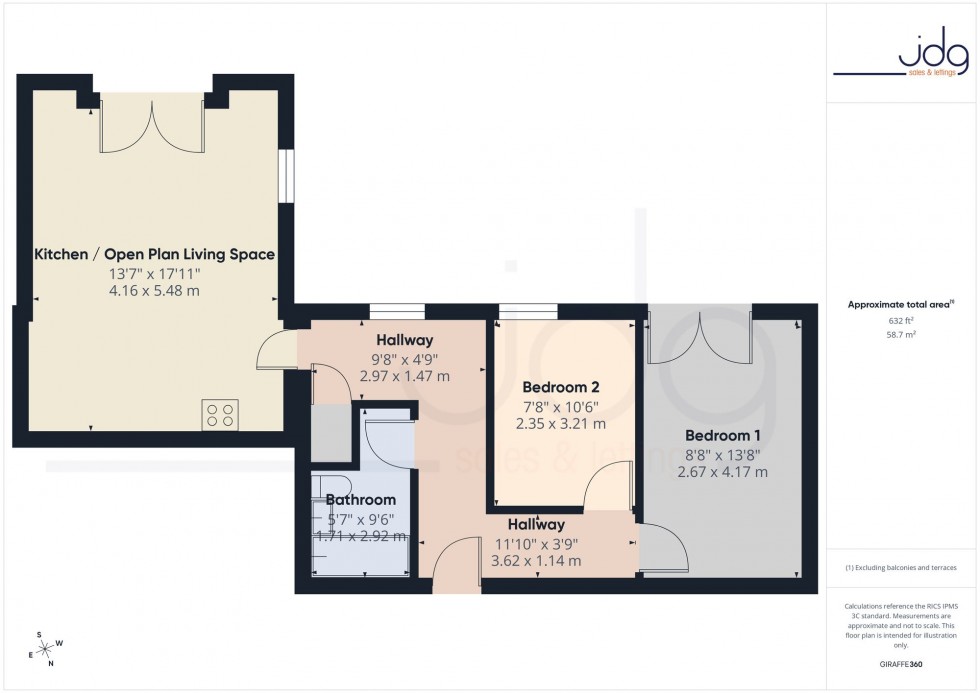 Floorplan for River Street, Lancaster, LA1
