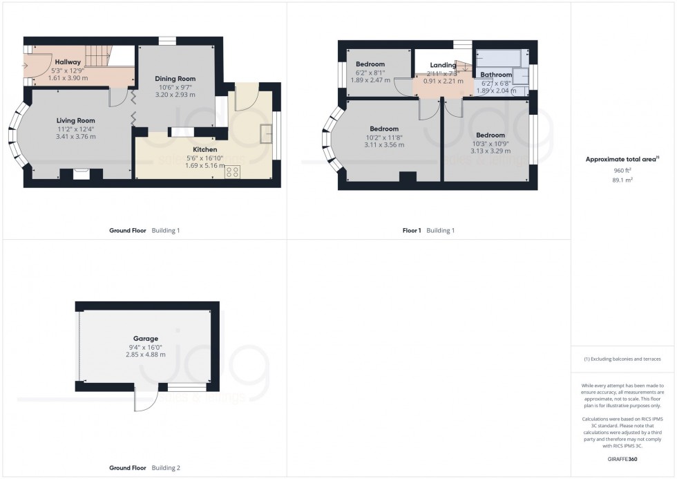 Floorplan for Bowland Drive, Lancaster, LA1