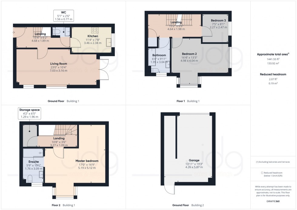 Floorplan for Acorn Close, Lancaster, LA1