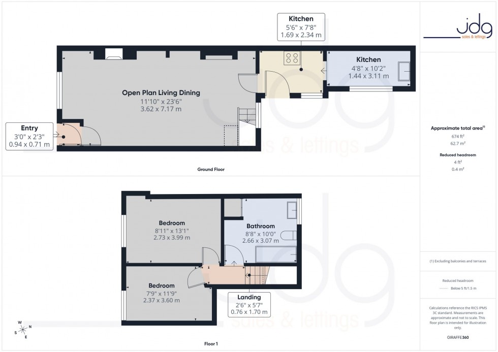 Floorplan for Greenfield Street, Lancaster, LA1