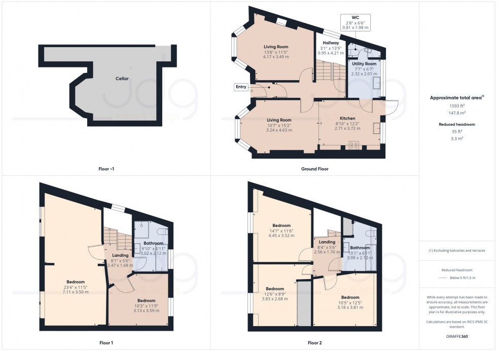 Floorplan for Fern Bank, Lancaster, LA1