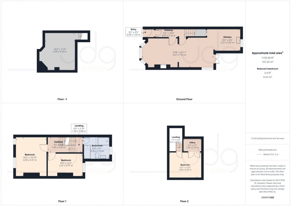 Floorplan for North Street, Morecambe, LA4