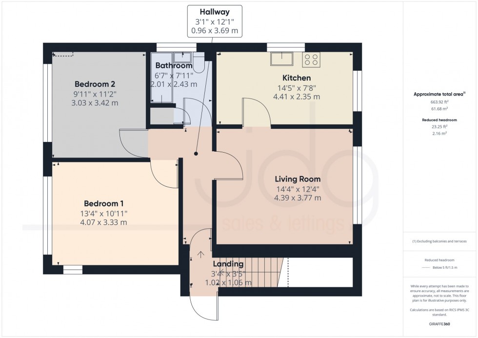 Floorplan for Bare Lane, Morecambe, LA4