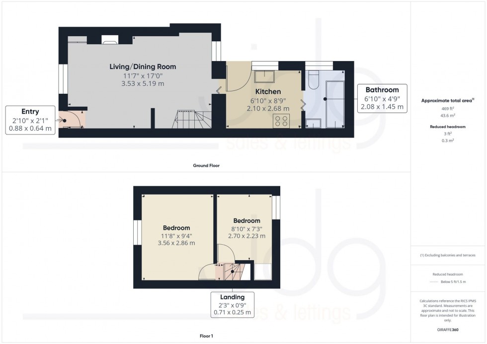 Floorplan for Eastham Street, Lancaster, LA1