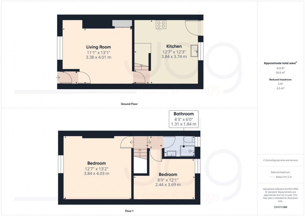 Floorplan for Trafalgar Road, Lancaster, LA1