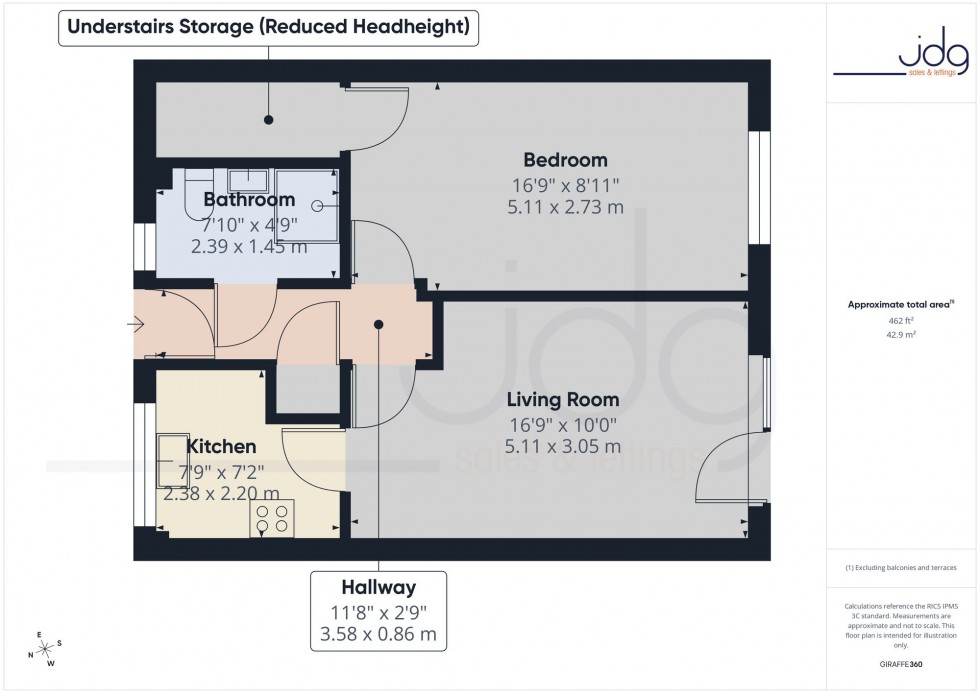 Floorplan for Ushers Meadow, Lancaster, LA1